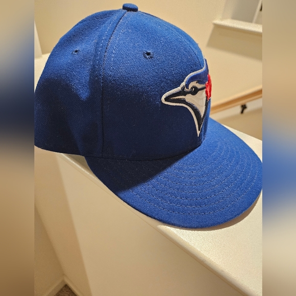 Toronto Blue Jays New Era 59Fifty MLB Authentic Fitted Hat 7 1/8 Like New - Picture 5 of 7